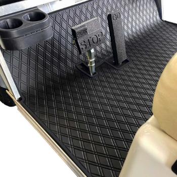BuggiesUnlimited.com; Xtreme Floor Mats for Club Car DS & Villager - All Black