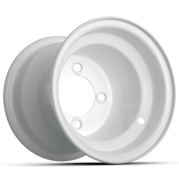 BuggiesUnlimited.com; GTW Steel White Offset Wheel - 8 Inch