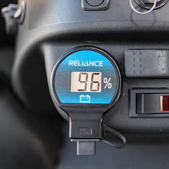 BuggiesUnlimited.com; Reliance 36V Solid State Battery Meter & USB Charger