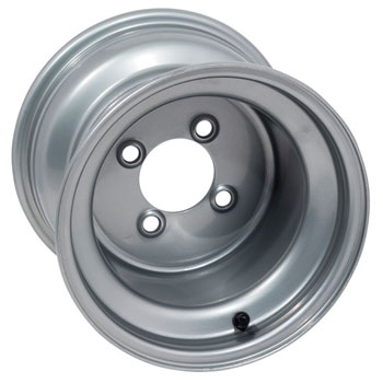 BuggiesUnlimited.com; GTW Steel Silver Offset Wheel - 10 Inch