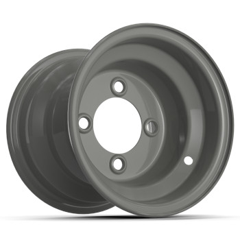 BuggiesUnlimited.com; GTW Steel Gray Centered Wheel - 8 Inch