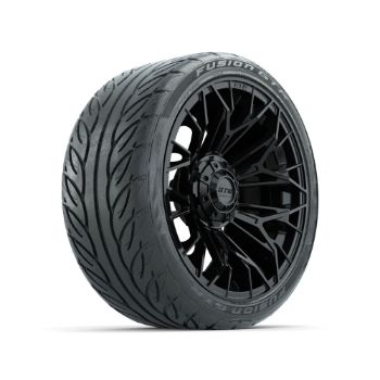 BuggiesUnlimited.com; GTW Stellar Black 15 in Wheels with 215/ 40-R15 Fusion GTR Street Tires - Set of 4