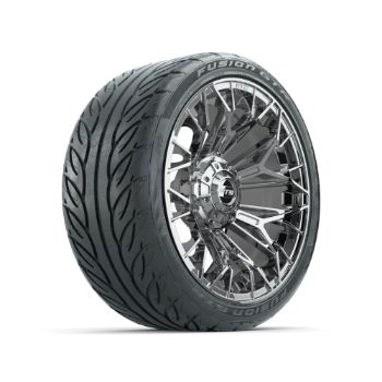 BuggiesUnlimited.com; GTW Stellar Chrome 15 in Wheels with 215/ 40-R15 Fusion GTR Street Tires - Set of 4