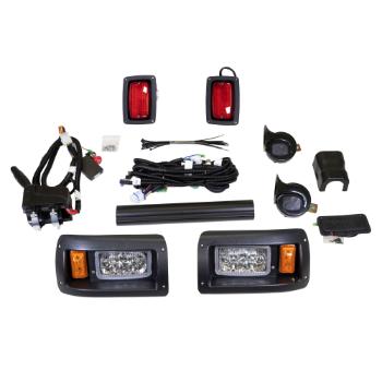 BuggiesUnlimited.com; Deluxe ProFX LED Light Kit w/ Turn Signals & Brake Lights for Club Car DS (Fits 93-Up)