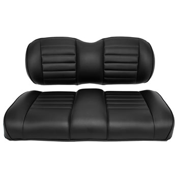 BuggiesUnlimited.com; 1994-Up EZGO TXT - Red Dot Premium OEM Style Black Front Seat Replacement