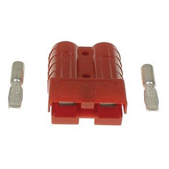 BuggiesUnlimited.com; Anderson SB50 Plug with 6-Gauge Contacts - Red