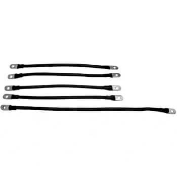 BuggiesUnlimited.com; 1994-Up EZGO Medalist-TXT - 36v 6-Guage Battery Cable Set
