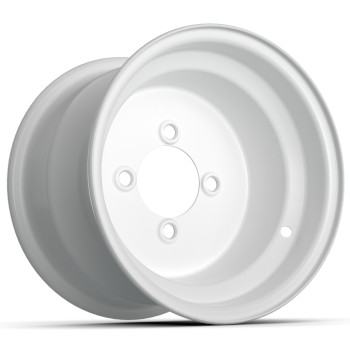 BuggiesUnlimited.com; GTW Steel White Offset Wheel - 10 Inch