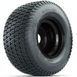 GTW Steel Matte Black 3:5 Offset 10 in Wheels with 20x10-10 S-Tread Terra Pro Tires - Set of 4