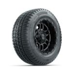 GTW Titan Machined & Black 12 in Wheels with 215/ 50-R12 Fusion S/ R Street Tires - Set of 4