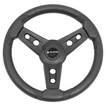 BuggiesUnlimited.com; 1994-Up EZGO TXT-RXV - Gussi Italia Lugana Black Steering Wheel