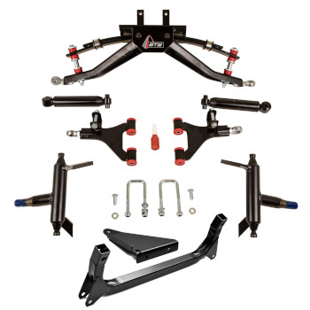 BuggiesUnlimited.com; GTW 4in Double A-Arm Lift Kit for Yamaha G29/ Drive & Drive2 with Solid/ Fixed Rear Axle