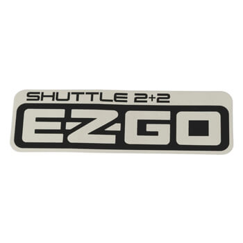 BuggiesUnlimited.com; 1996-05 EZGO Shuttle 2+2 - Shuttle 2x2 Decal
