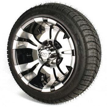 BuggiesUnlimited.com; GTW Vampire 12 in Wheels with 215/ 30-12 Duro Lo-Pro Street Tires - Set of 4