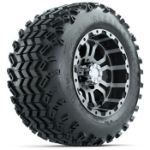 GTW Omega 12 in Wheels with 22x11-12 Sahara Classic All-Terrain Tires - Set of 4