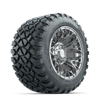 BuggiesUnlimited.com; GTW Stellar Chrome 12 in Wheels with 22x11-R12 Nomad All-Terrain Tires - Set of 4
