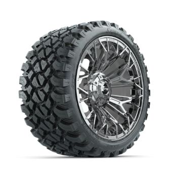 BuggiesUnlimited.com; GTW Stellar Chrome 15 in Wheels with 23x10-R15 Nomad All-Terrain Tires - Set of 4