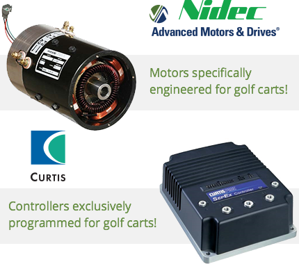 Golf cart motor and controller parts