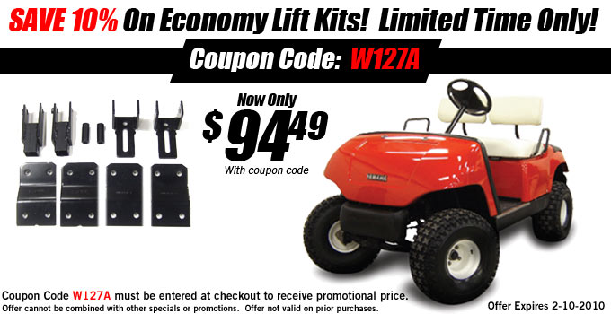 Save 10% On Economy Lift Kits! Limited Time Offer!
