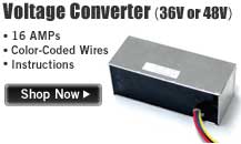 Golf Cart Voltage Converter