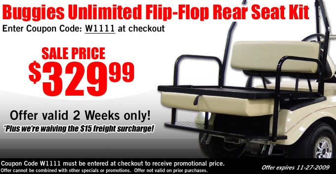 Save $85 On Buggies Unlimited Flip-Flop Kits! Two Weeks Only!