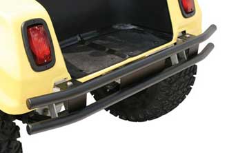 Black Steel Rear Bumper for 1981 & Up Club Car DS Models