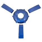 Gussi Italia Giazza Steering Wheel Center Cap and Spoke Set - Blue Metallic