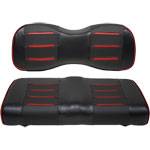 GTW Mach Series Seats - Buggies Unlimited Red and Carbon Prism Seat Cover