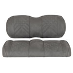 2004-Up Club Car Precedent/ Onward/ Tempo - Premium RedDot® Pewter Suede Front Seat Assemblies