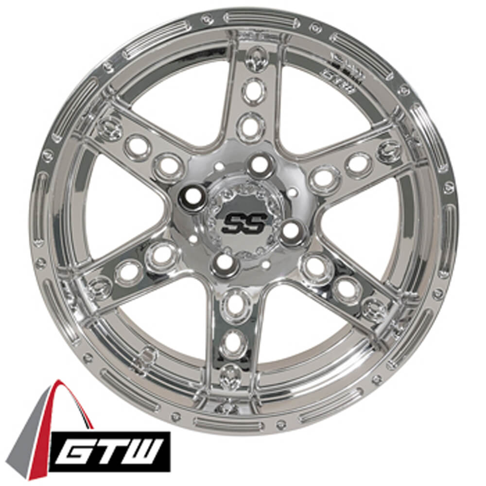 GTW Dominator 14 inch Chrome Wheel (34 Offset)