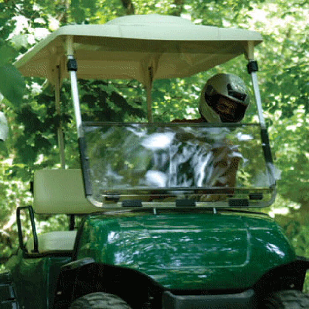 Clear EZGO ImpactResistant Folding Windshield (Fits STExpress Models)