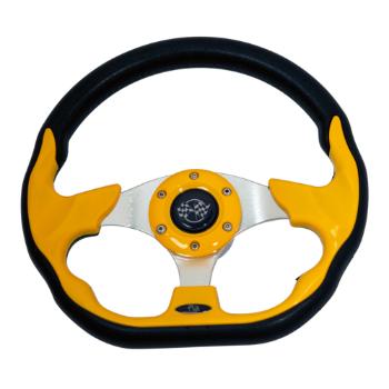 BuggiesUnlimited.com; GTW Steering Wheel - Yellow