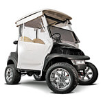 2004-Up Club Car Precedent - RedDot Ultra Seal White 3-Sided Track-Style Soft Enclosure