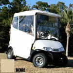 2008-Up EZGO RXV w/  Old Style Factory Top - RedDot Beige 3-Sided Over-The-Top Enclosure