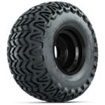 GTW Steel Black 10 in Wheels with 22x11-10 Predator All-Terrain Tires - Set of 4