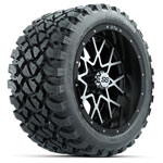 GTW Vortex 14 in Wheels with 23x10-14 Nomad All-Terrain Tires - Set of 4