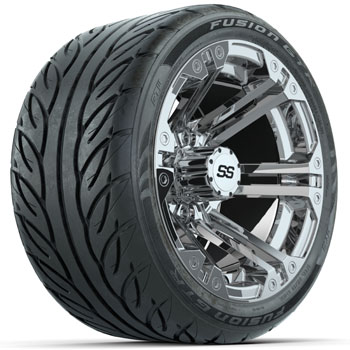 BuggiesUnlimited.com; GTW Specter 12 in Wheels with 215/ 40-R12 Fusion GTR Street Tires - Set of 4