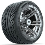 GTW Specter 12 in Wheels with 215/ 40-R12 Fusion GTR Street Tires - Set of 4