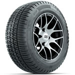 GTW Pursuit 12 in Wheels with 215/ 50-R12 Fusion S/ R Street Tires - Set of 4