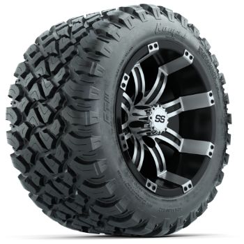 BuggiesUnlimited.com; GTW Tempest 12 in Wheels with 22x11-R12 Nomad Steel Belted Radial Street Tires - Set of 4
