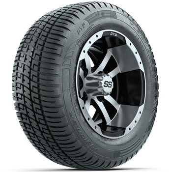 BuggiesUnlimited.com; GTW Storm Trooper 12 in Wheels with 215/ 50-R12 Fusion S/ R Street Tires - Set of 4