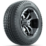 GTW Storm Trooper 12 in Wheels with 215/ 50-R12 Fusion S/ R Street Tires - Set of 4