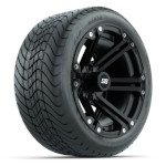 GTW Specter 14 in Wheels Mounted on 225/ 30-14 Mamba Street Tires - Set of 4