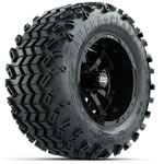 GTW Storm Trooper 10 in Wheels with 18x9.5-10 Sahara Classic All Terrain Tires - Set of 4