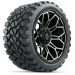 GTW Bravo Bronze 15 in Wheels with 23 in Nomad All Terrain Tires - Set of 4
