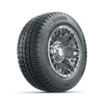 GTW Stellar Chrome 12 in Wheels with 215/ 50-R12 Fusion S/ R Street Tires - Set of 4
