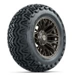 GTW Stellar Matte Bronze 14 in Wheels with 23x10-14 Predator All-Terrain Tires - Set of 4