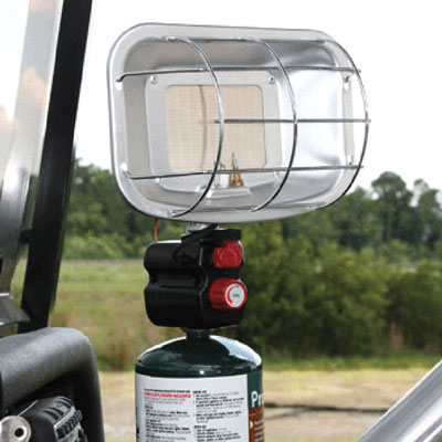 Portable Golf Cart Heater with Cup Holder Adapter