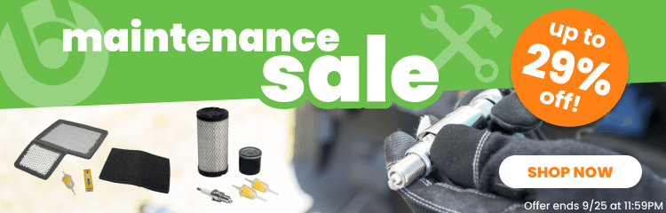 Maintenance Sale - Shop Now!