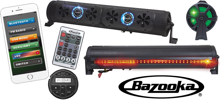 Bazooka Bluetooth G2 Party Bar with LED System